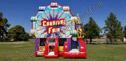 Carnival Themed Bounce House Rental Phoenix Arizona